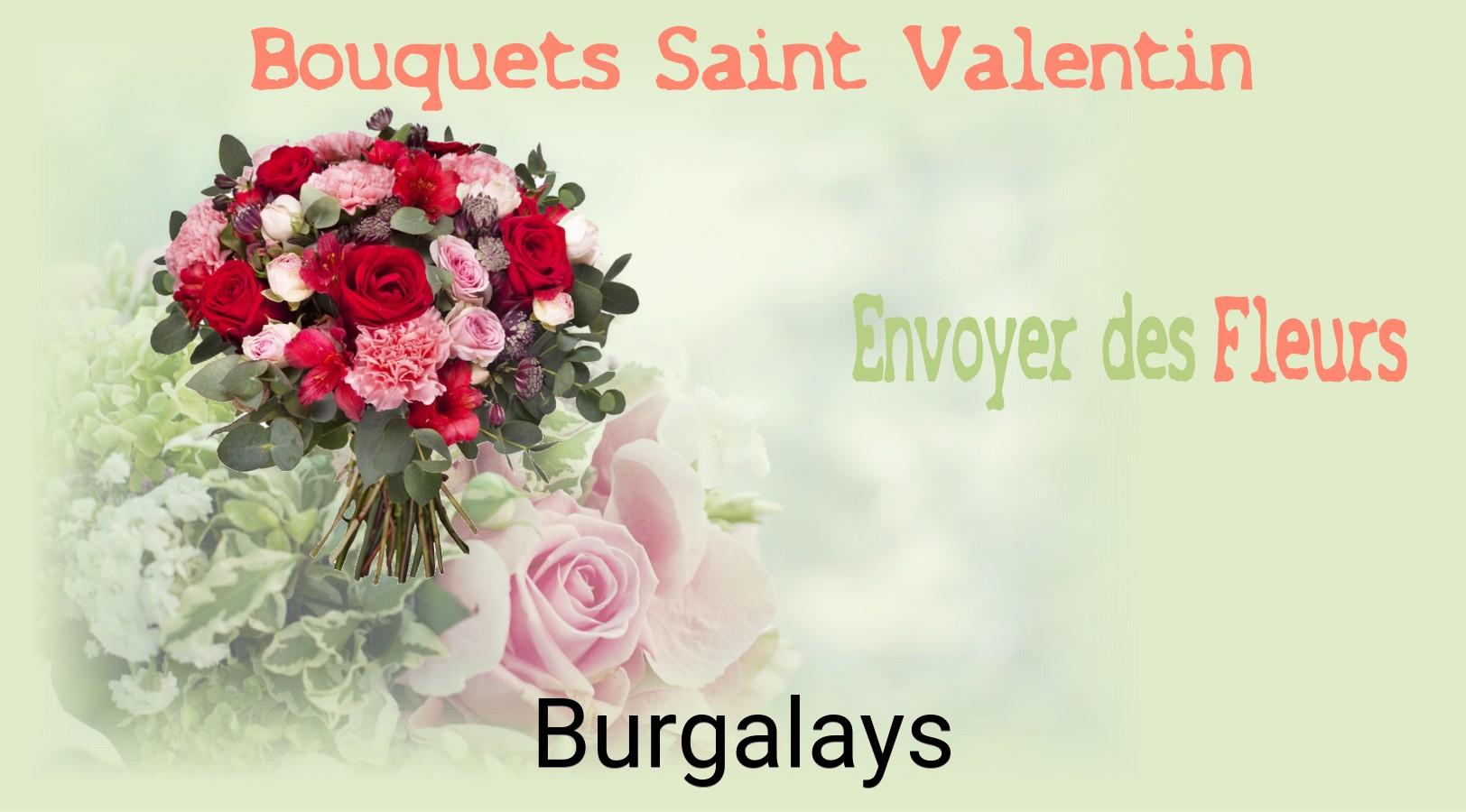 Roses de Saint-Valentin livrées à Burgalays